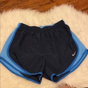 Nike navy running shorts
